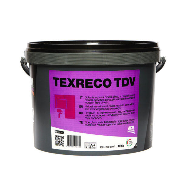 Adeziv TEXRECO TDV 10 KG  pentru tapet din fibra de sticla, tapet greu, termoizolant si fonoabsorbant
