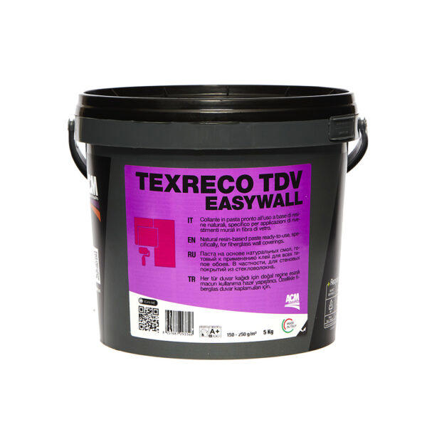 Adeziv Universal Tapet TEXRECO TDV EASYWALL 5 KG - Gata Preparat, Potrivit pentru toate tipurile de tapet