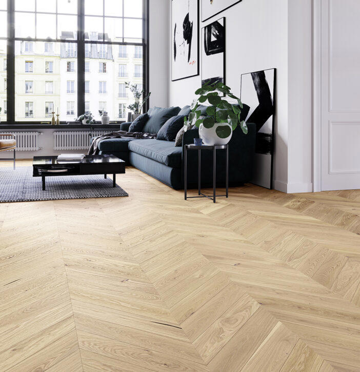 Parchet triplustratificat SALT CHEVRON Pure Classico Line Barlinek